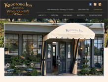 Tablet Screenshot of kronborginn.com